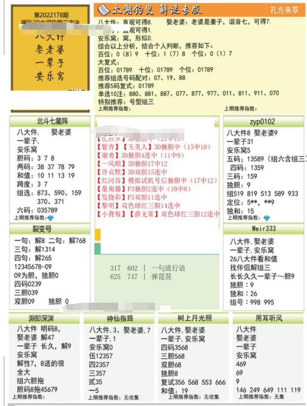 今日福彩3D字谜总汇全图，揭秘数字背后的奥秘今日福彩3d字谜总汇全图大全